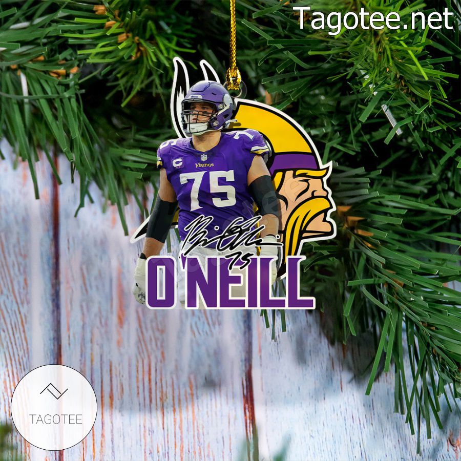 Minnesota Vikings - Brian O'Neill Xmas Ornament a