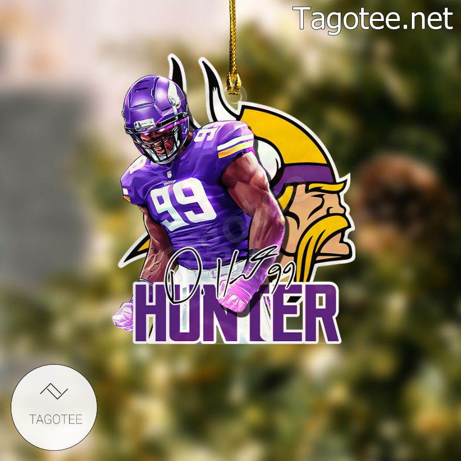 Minnesota Vikings - Danielle Hunter Xmas Ornament a