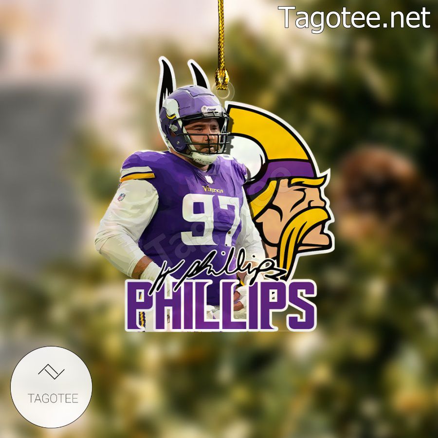 Minnesota Vikings - Harrison Phillips Xmas Ornament a