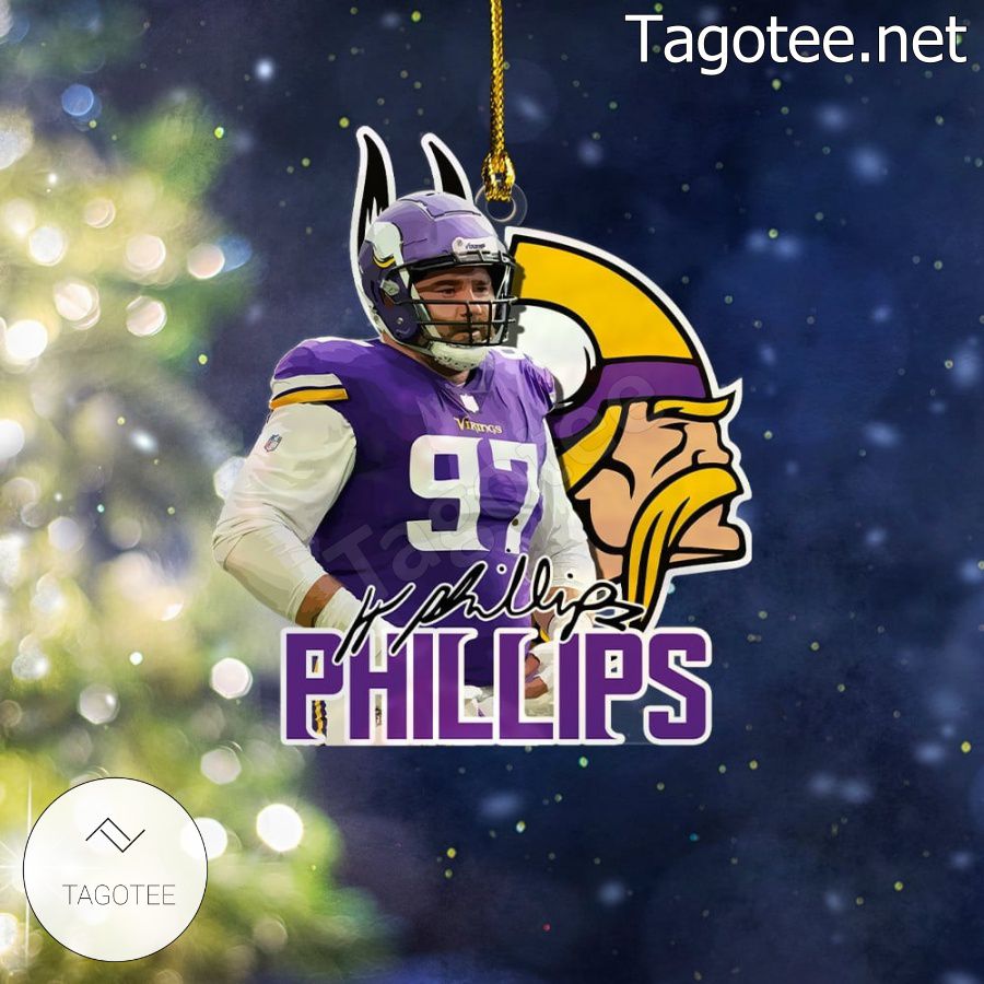 Minnesota Vikings - Harrison Phillips Xmas Ornament