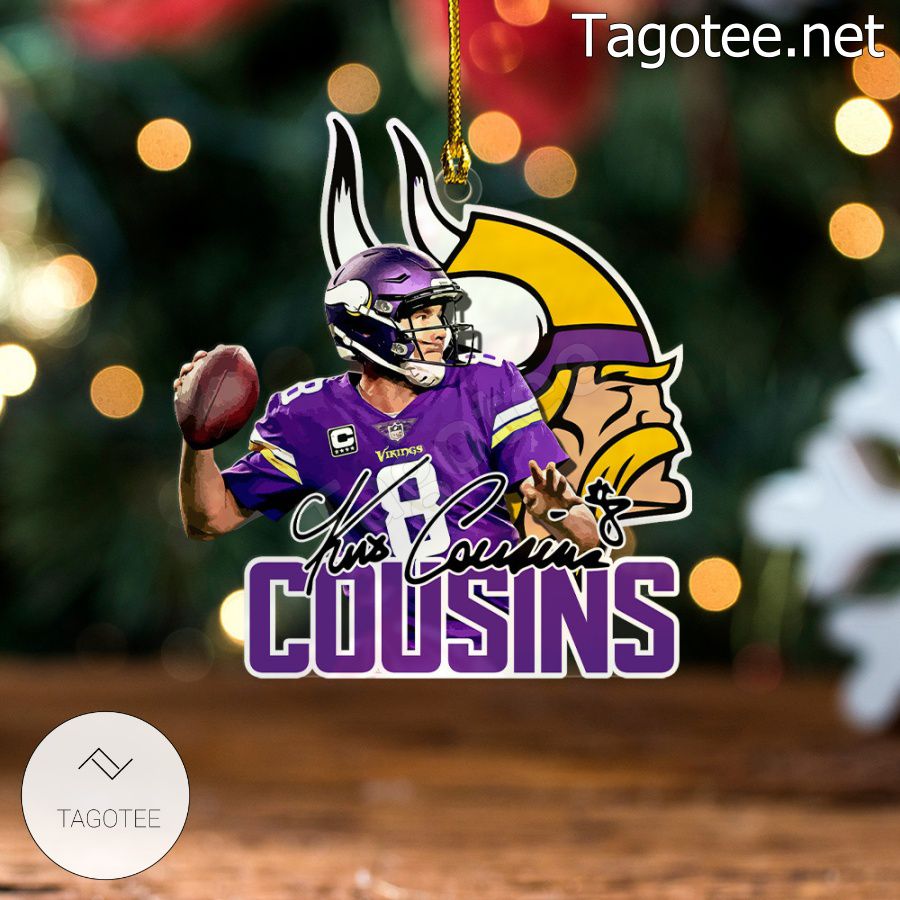 Minnesota Vikings - Kirk Cousins Xmas Ornament a