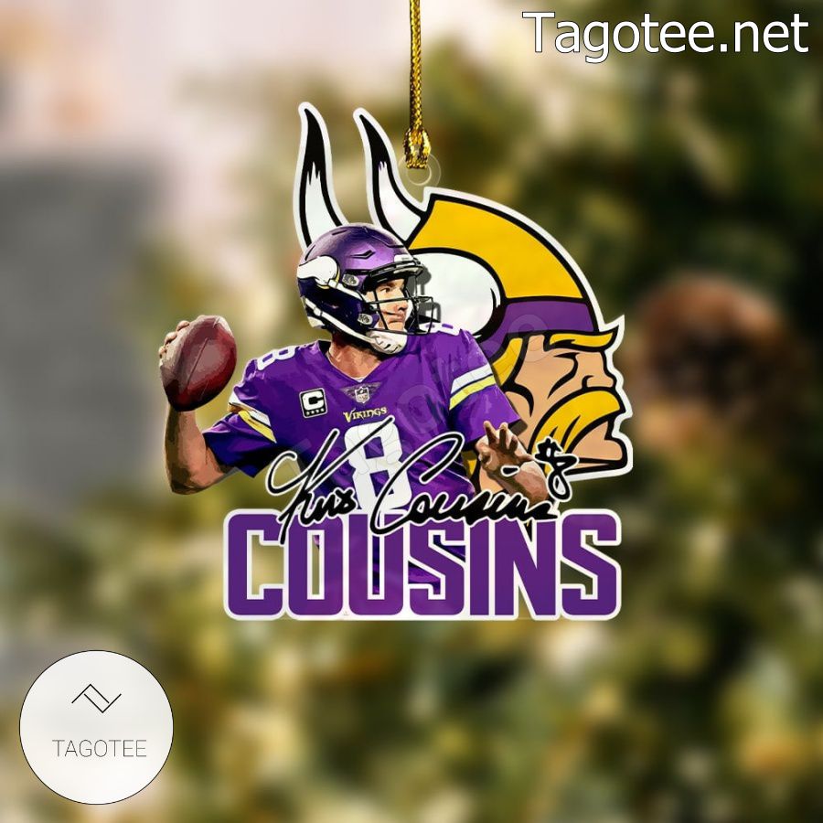 Minnesota Vikings - Kirk Cousins Xmas Ornament