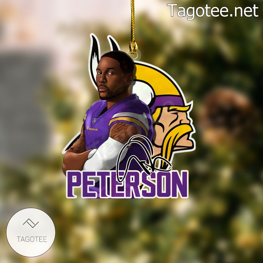 Minnesota Vikings - Patrick Peterson Xmas Ornament a