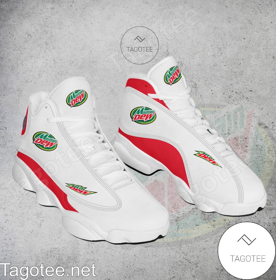 Mountain Dew Logo Air Jordan 13 Shoes - MiuShop