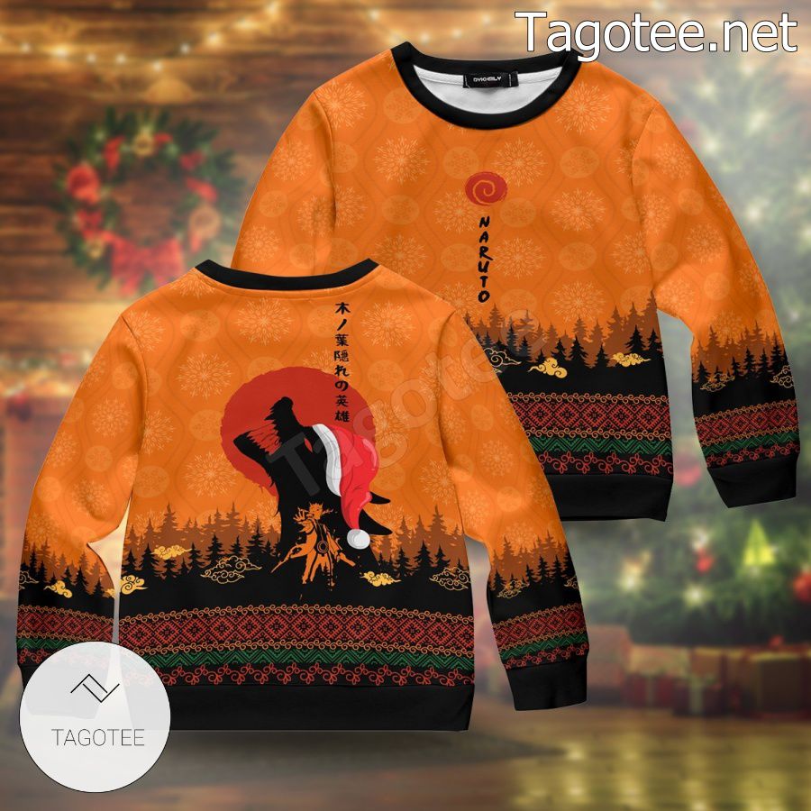 Naruto Kyubi Xmas Ugly Christmas Sweater