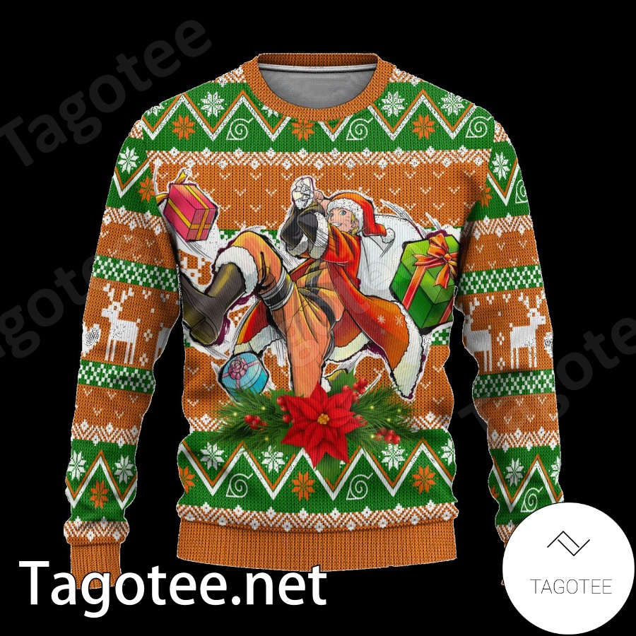 Naruto Uzumaki Custom Anime Xmas Gift Xmas Ugly Christmas Sweater