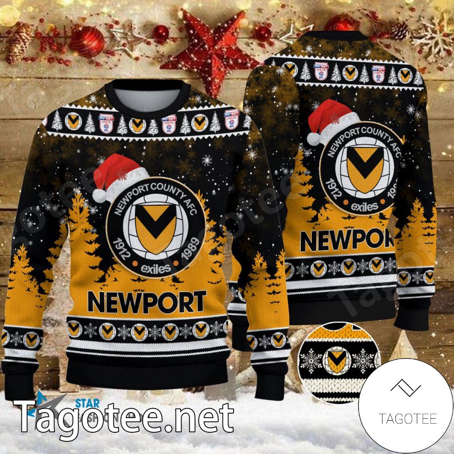 Newport County Sport Ugly Christmas Sweater