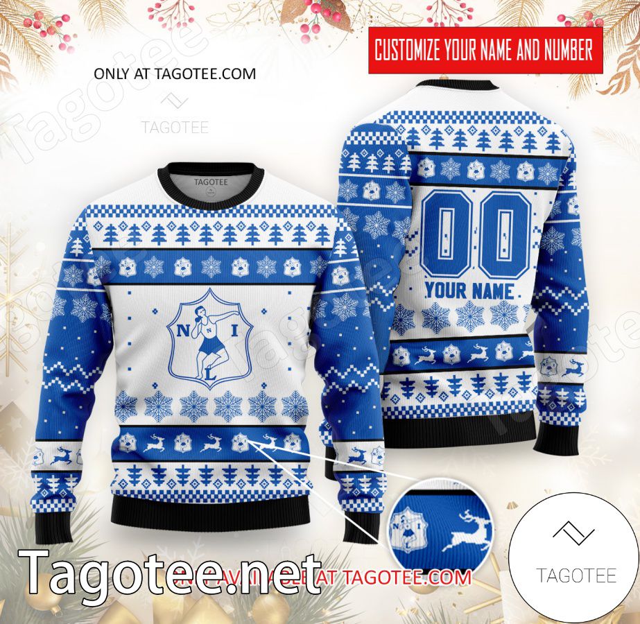 Nybergsund IL Custom Ugly Christmas Sweater - EmonShop