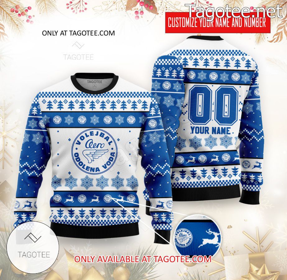 Odolena Voda Volleyball Custom Ugly Christmas Sweater - BiShop