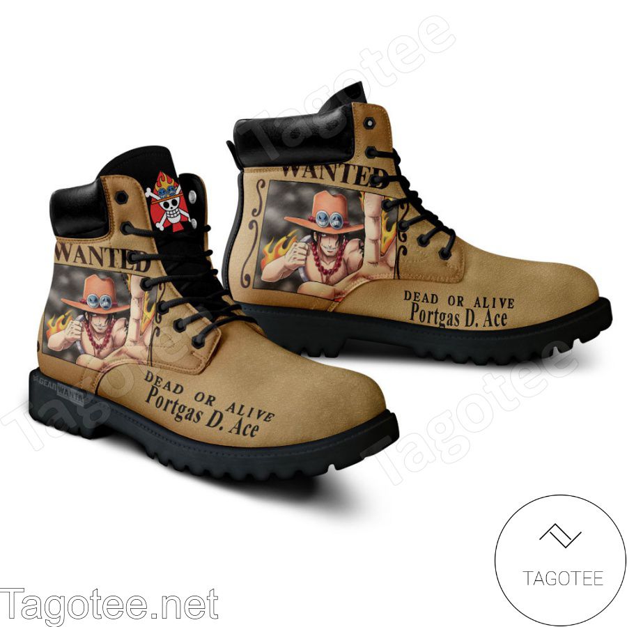 One Piece Ace Wanted Boots a