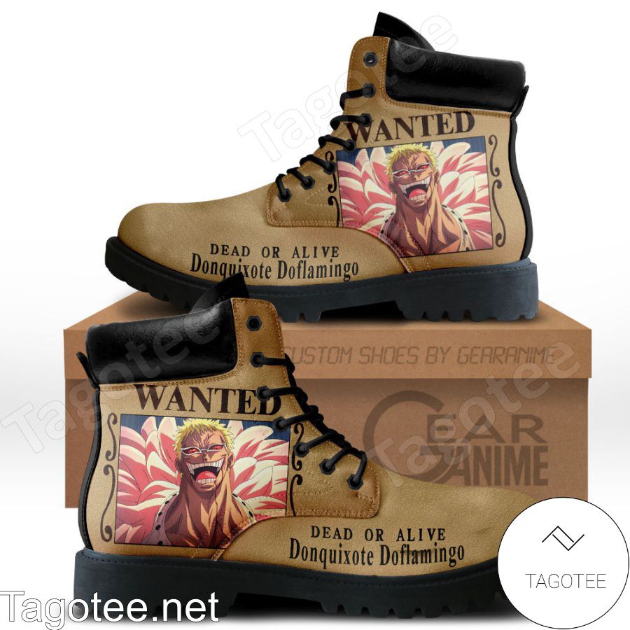 One Piece Donquixote Doflamingo Wanted Boots