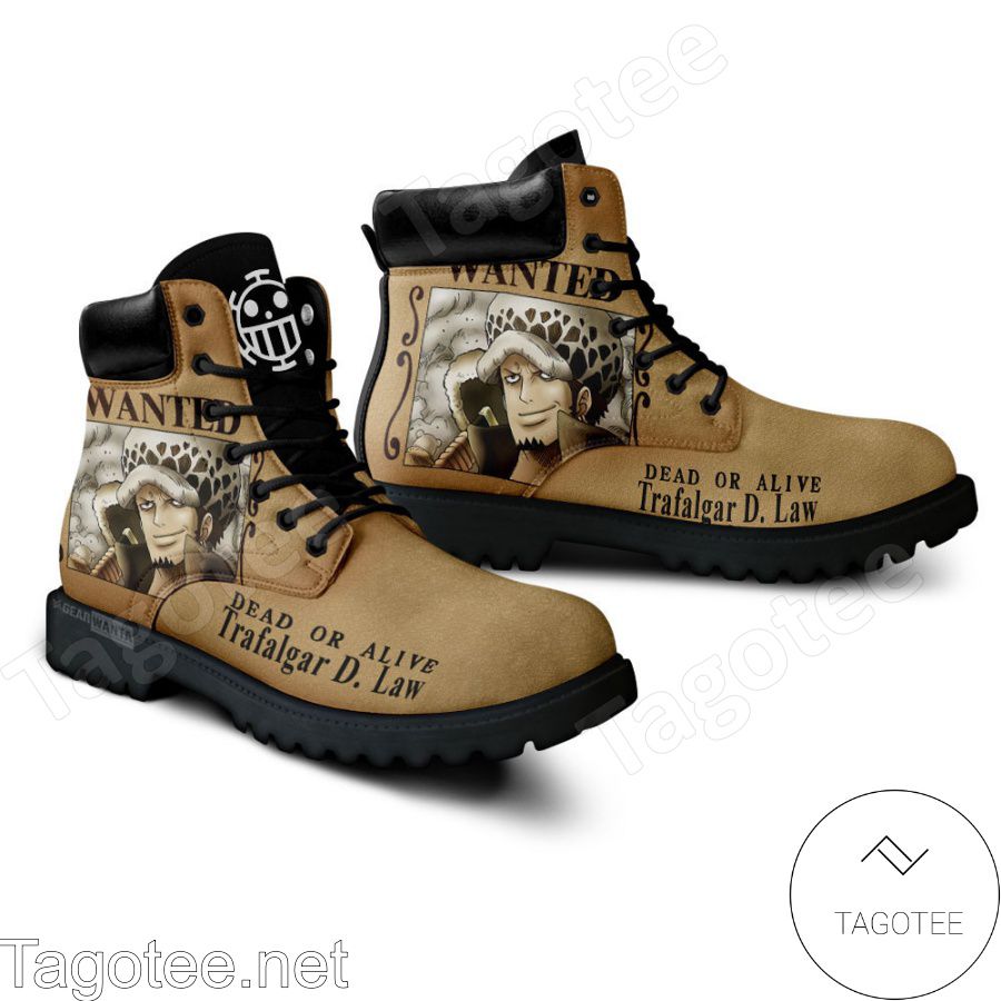 One Piece Law Wanted Boots a