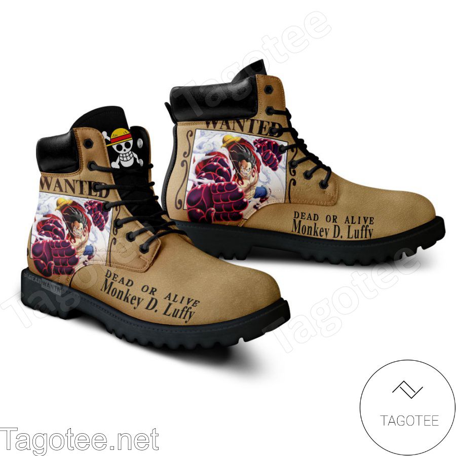 One Piece Luffy Gear 4 Wanted Boots a