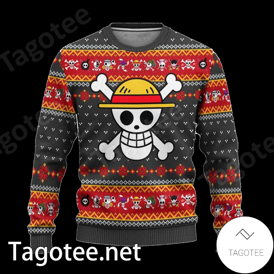 One Piece Manga Anime Xmas Xmas Ugly Christmas Sweater