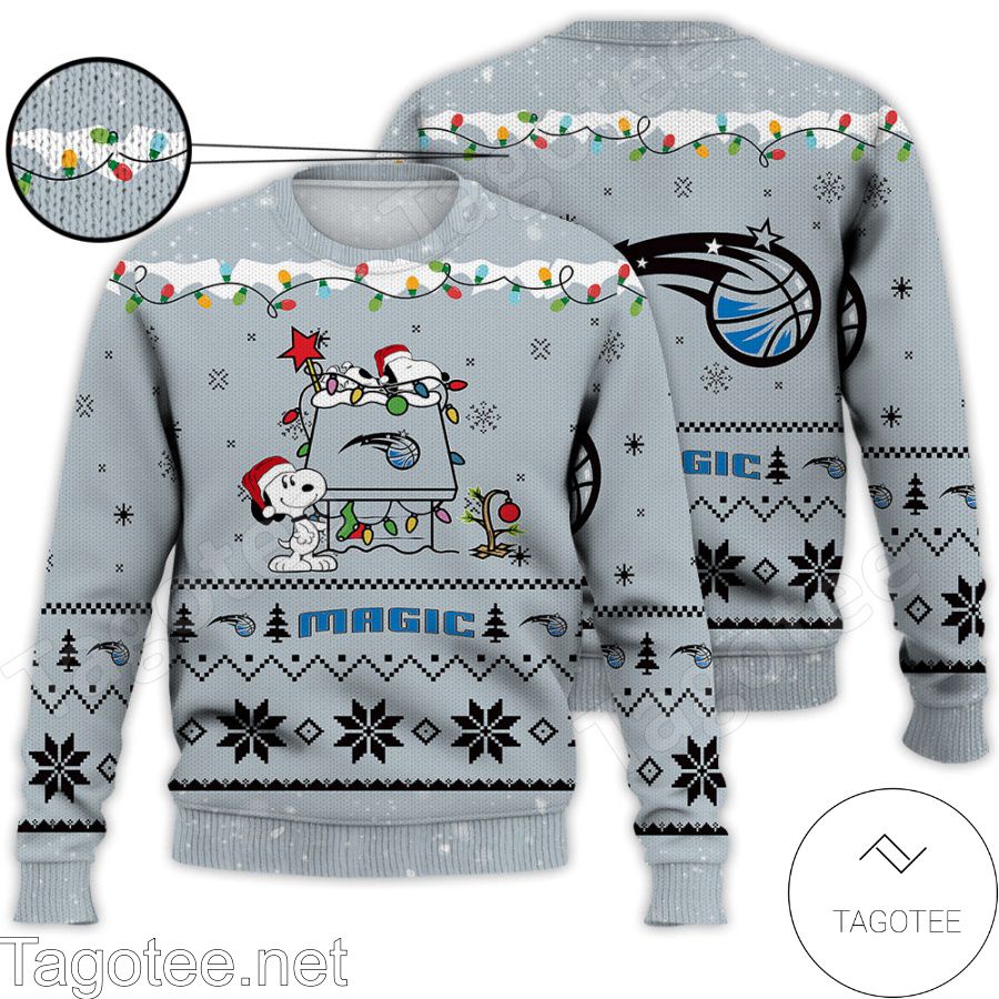 Orlando Magic Snoopy NBA Ugly Christmas Sweater