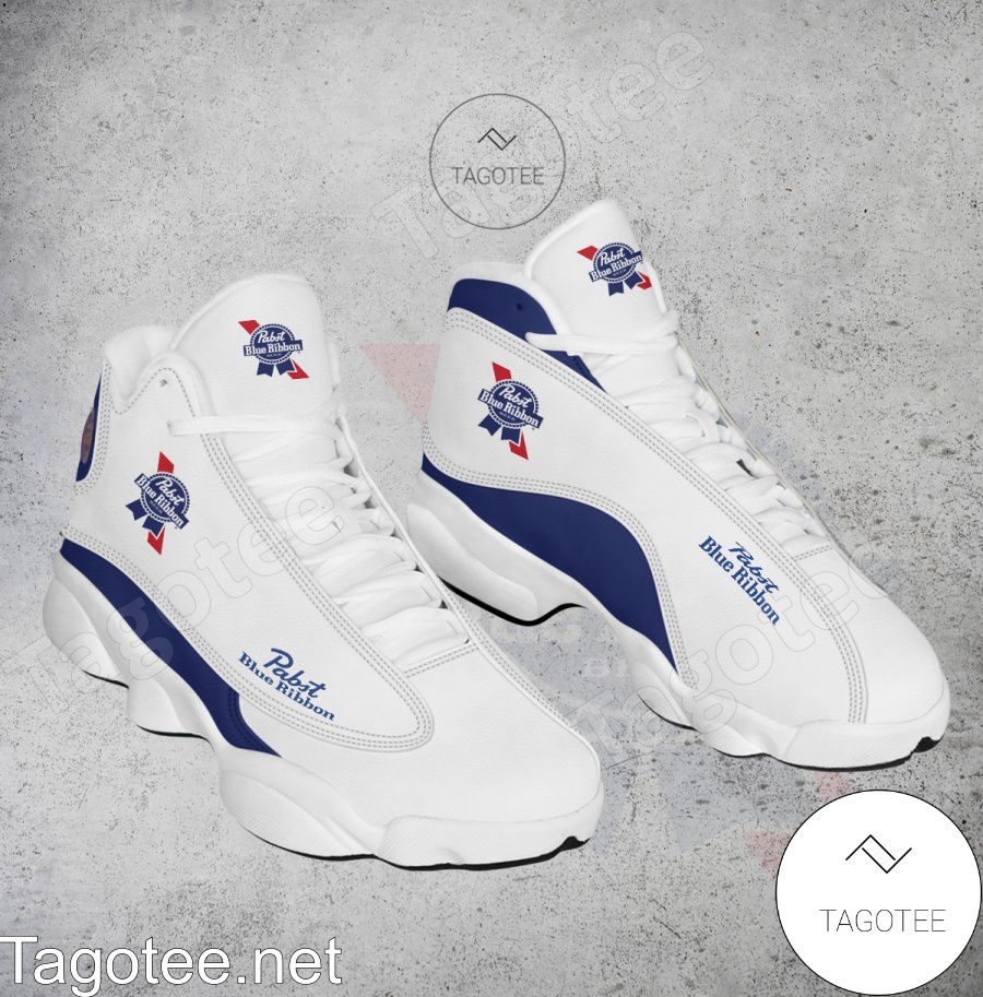 Pabst Blue Ribbon Logo Air Jordan 13 Shoes - MiuShop