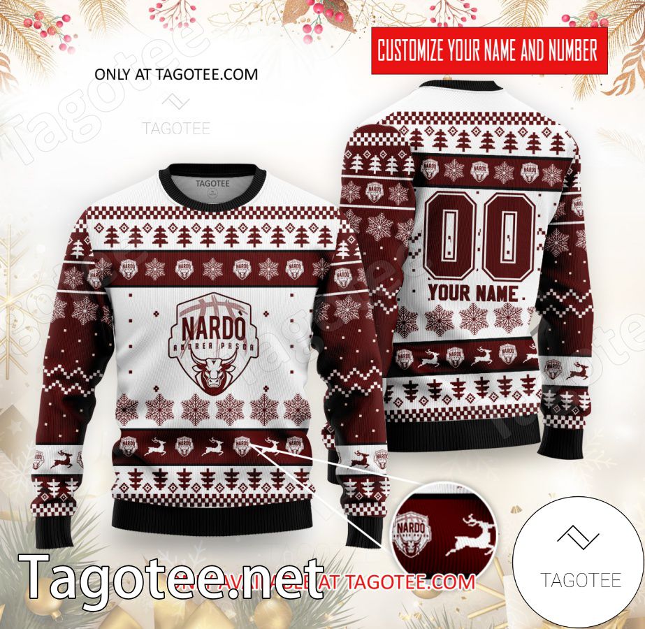 Pallacanestro Nardo Basketball Custom Ugly Christmas Sweater - BiShop