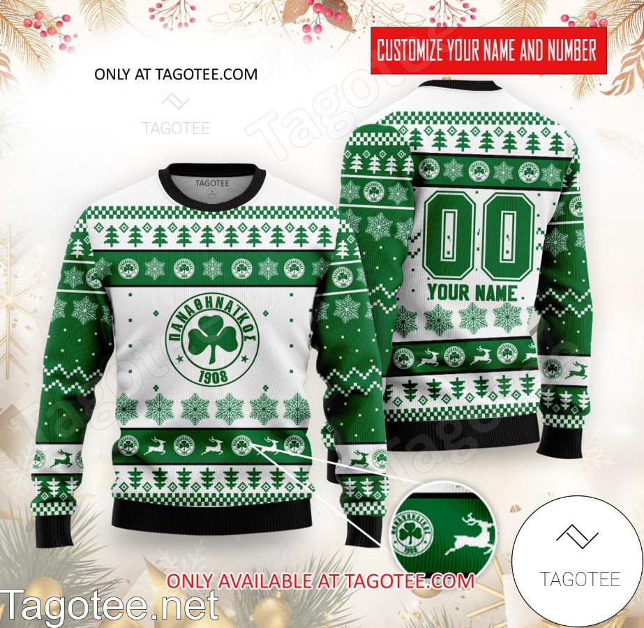 Panathinaikos Custom Ugly Christmas Sweater