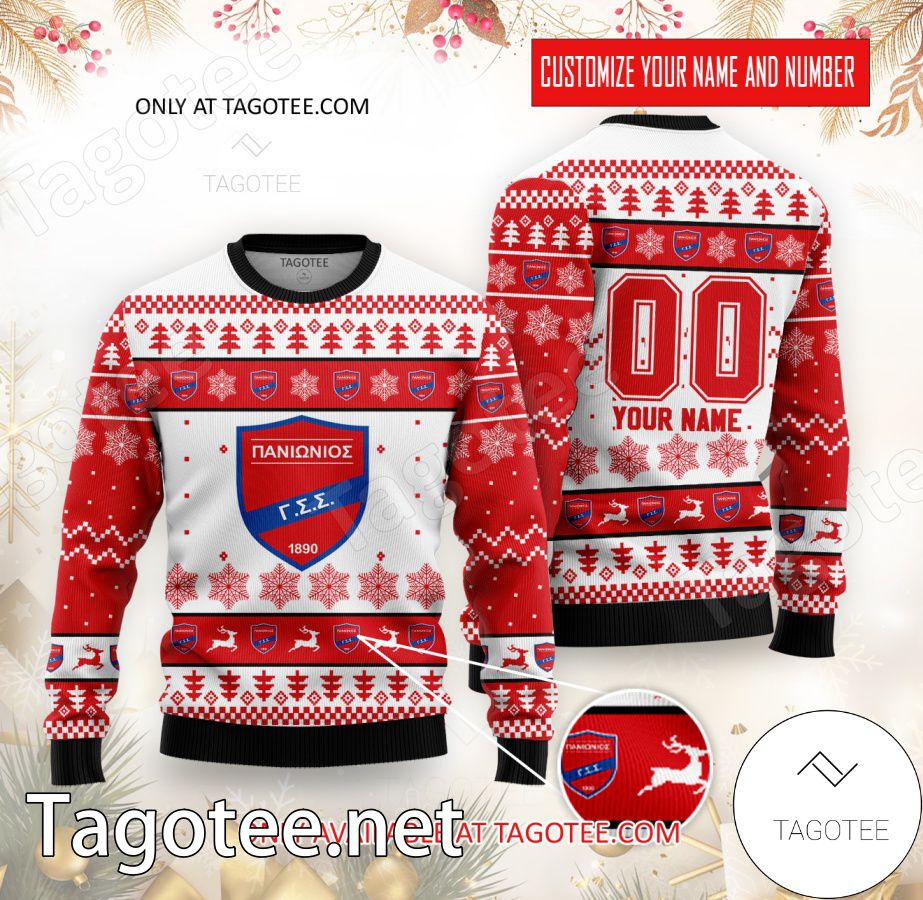 Panionios Women Custom Ugly Christmas Sweater - BiShop