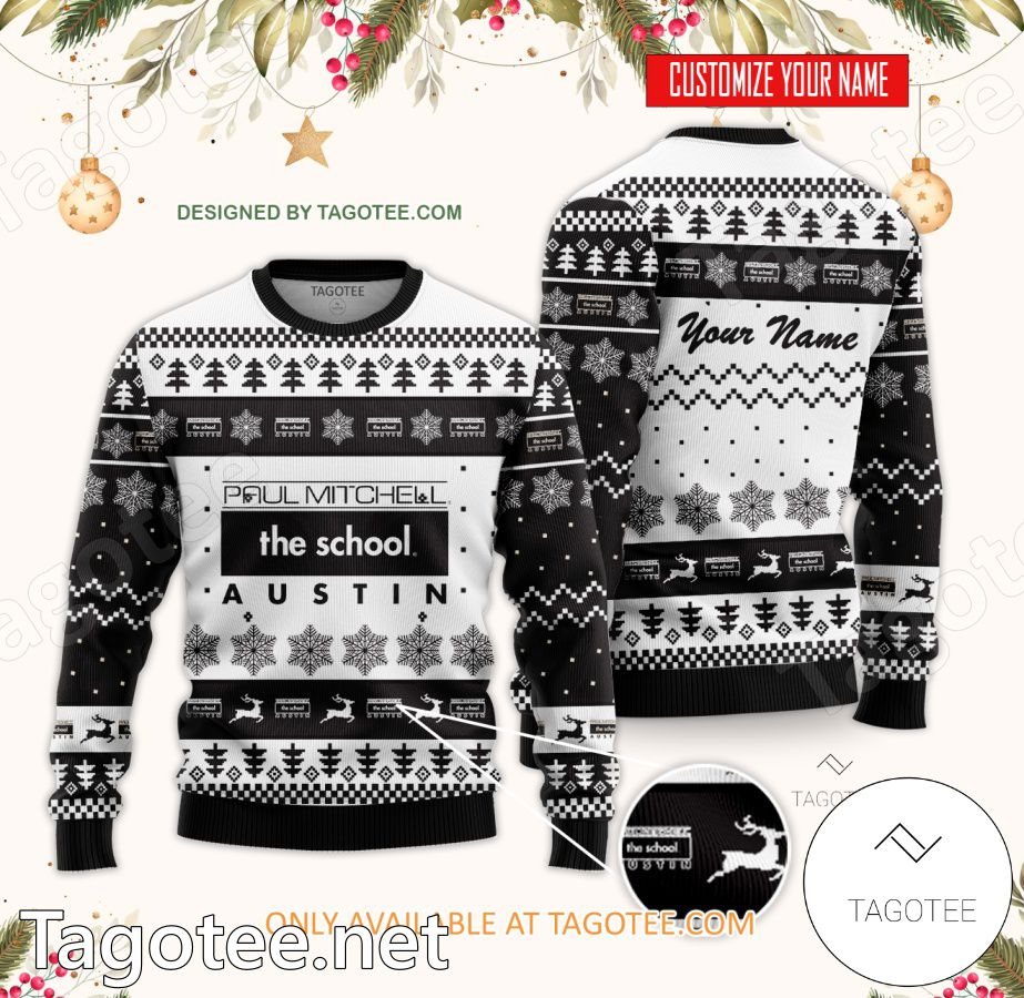 Paul Mitchell the School-Austin Custom Ugly Christmas Sweater - BiShop