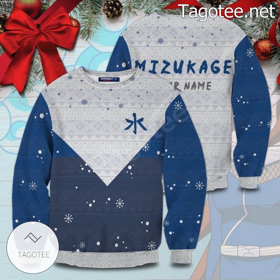 Personalized Mizukage Naruto Xmas Ugly Christmas Sweater