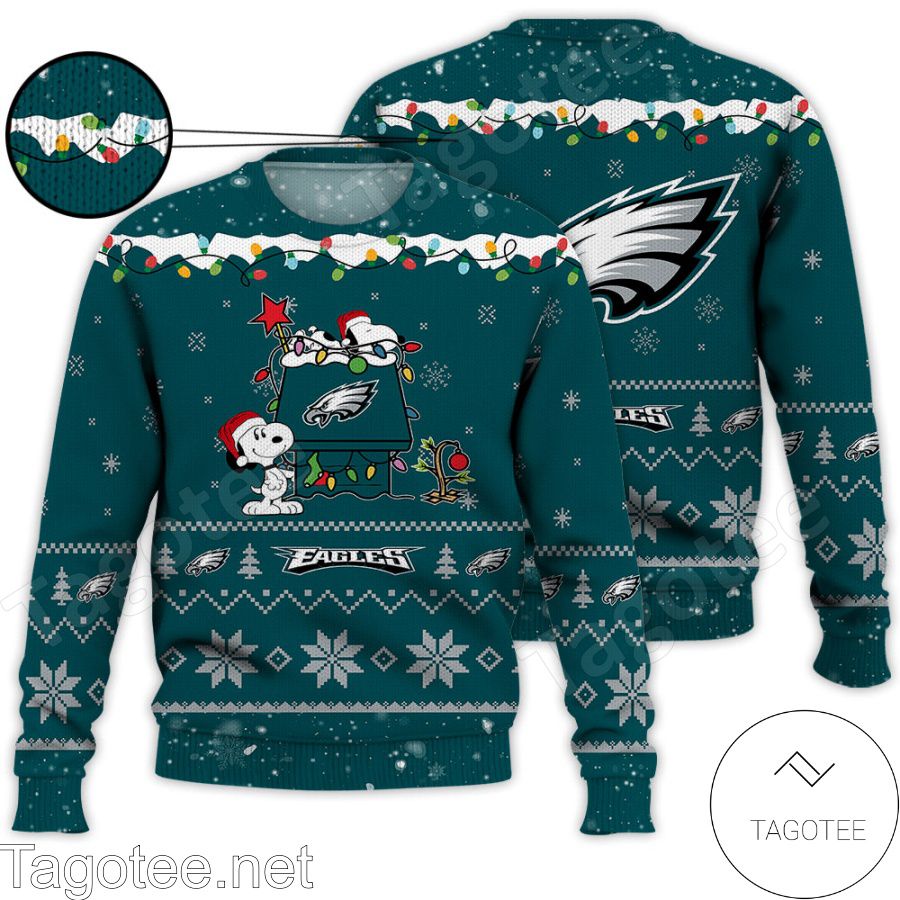 Philadelphia Eagles Snoopy NFL Ugly Christmas Sweater