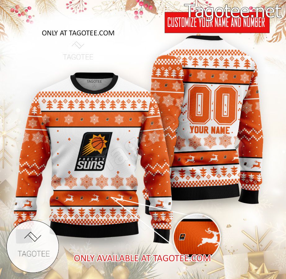 Phoenix Suns Basketball Custom Ugly Christmas Sweater - MiuShop