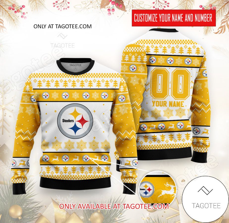 Pittsburgh Steelers Custom Ugly Christmas Sweater - EmonShop