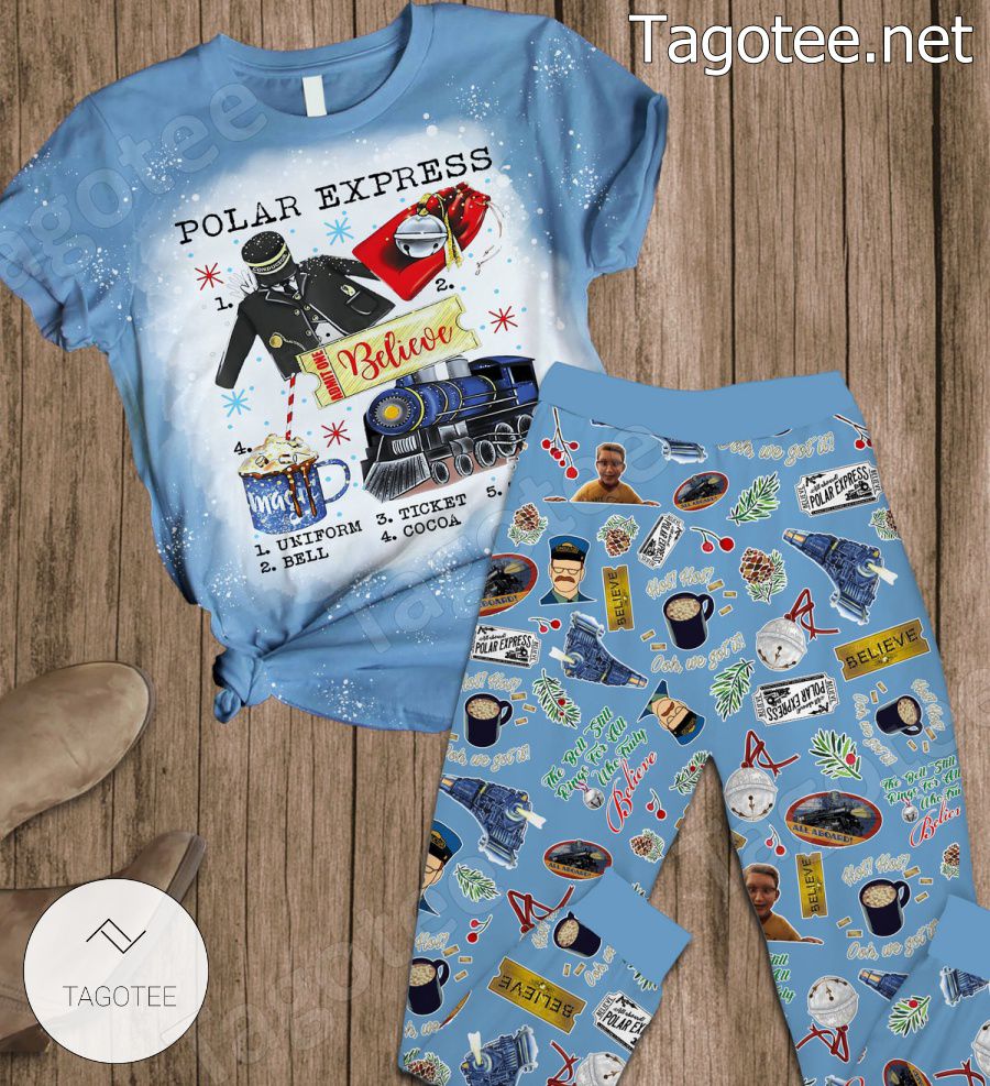 Polar Express Believe Pajamas Set