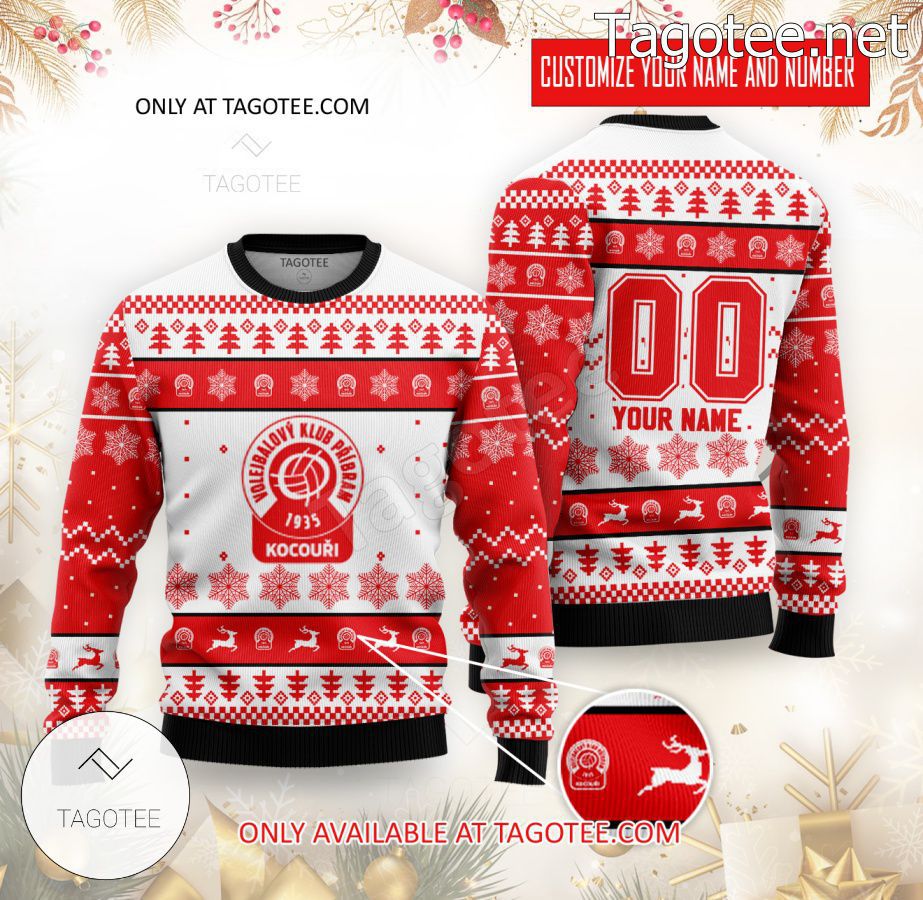 Pribram Volleyball Custom Ugly Christmas Sweater - BiShop