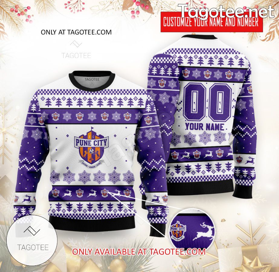 Pune City Custom Ugly Christmas Sweater - EmonShop