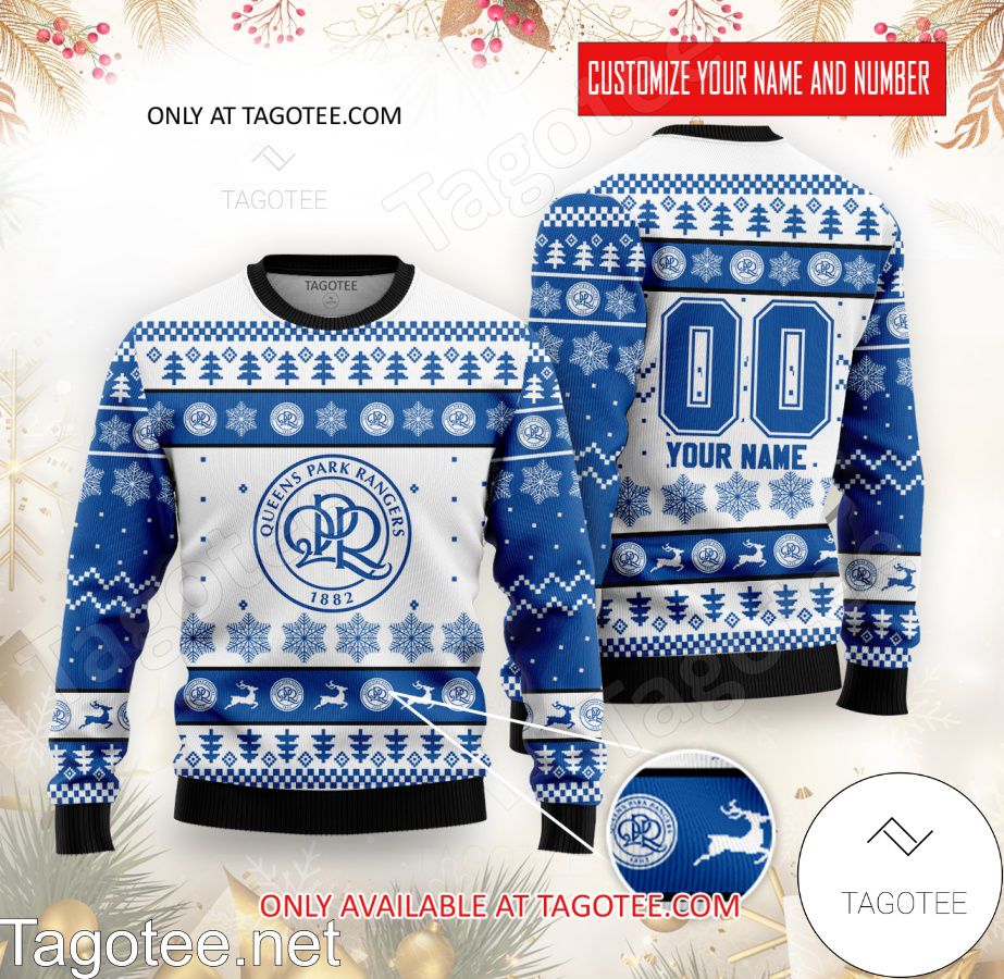 Queen's Park Rangers Custom Ugly Christmas Sweater