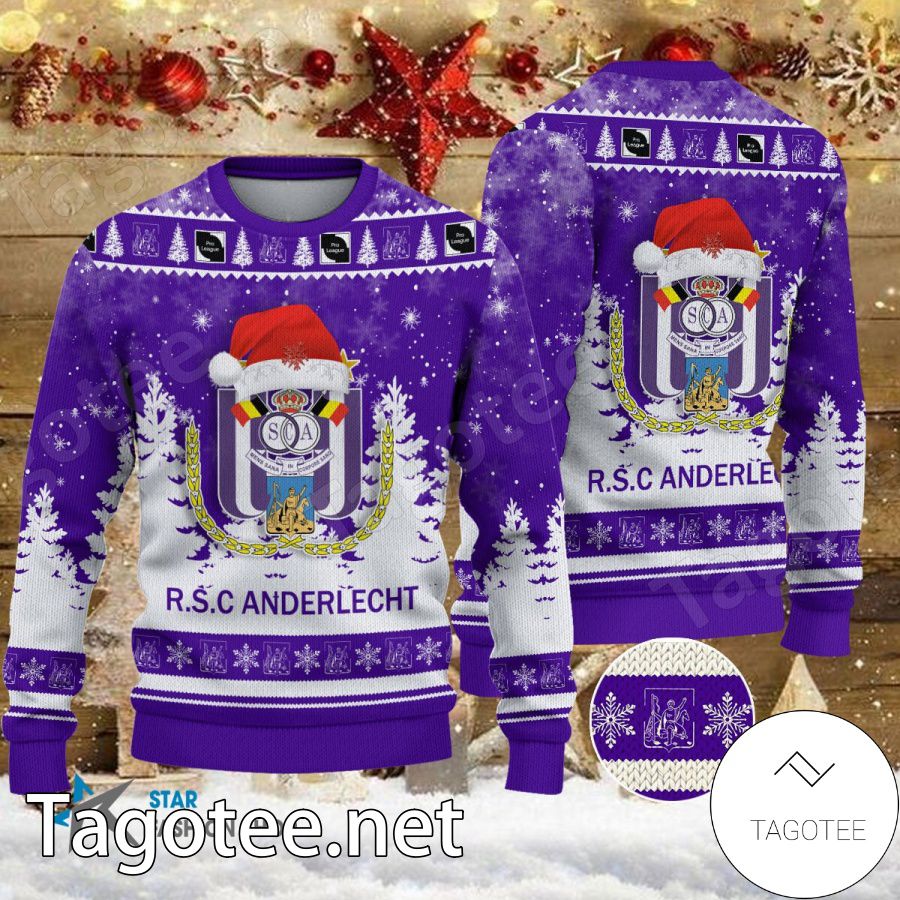 R.S.C. Anderlecht Sport Ugly Christmas Sweater