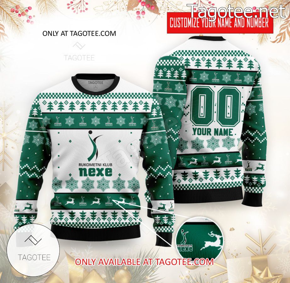 RK Nexe Handball Custom Ugly Christmas Sweater - BiShop