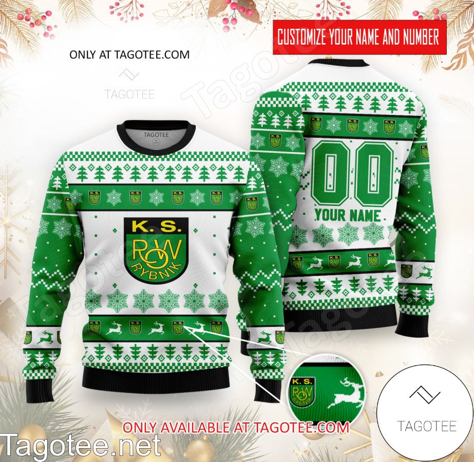 ROW Rybnik Custom Ugly Christmas Sweater - MiuShop