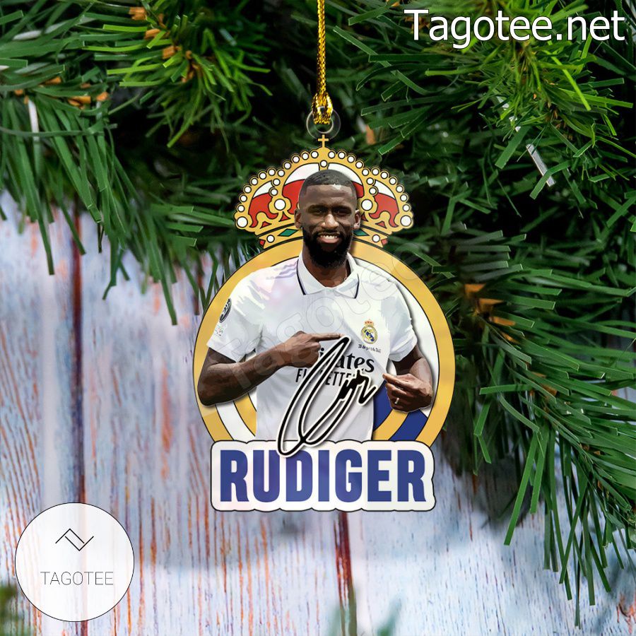 Real Madrid - Antonio Rudiger Xmas Ornament a