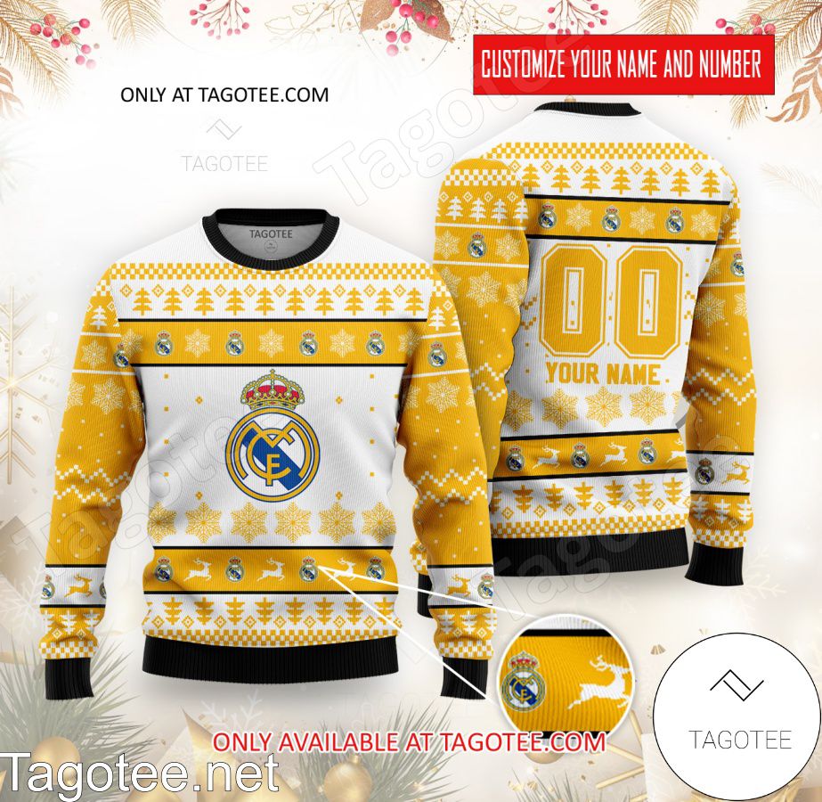 Real Madrid Custom Ugly Christmas Sweater