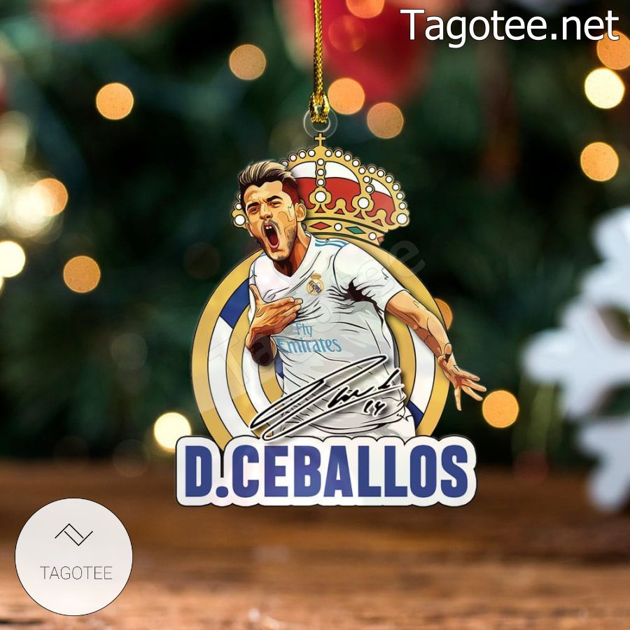 Real Madrid - Dani Ceballos Xmas Ornament