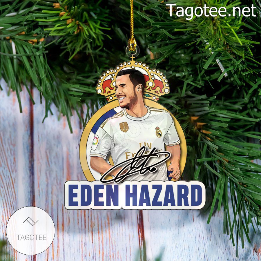 Real Madrid - Eden Hazard Xmas Ornament a