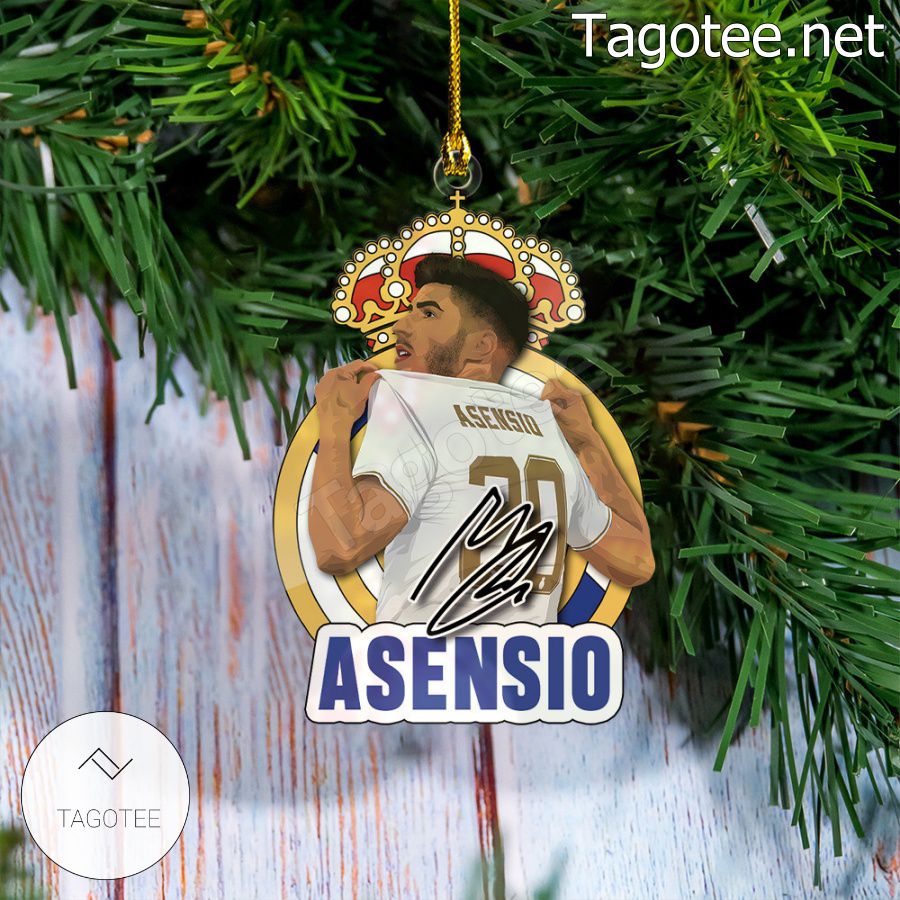 Real Madrid - Marco Asensio Xmas Ornament a