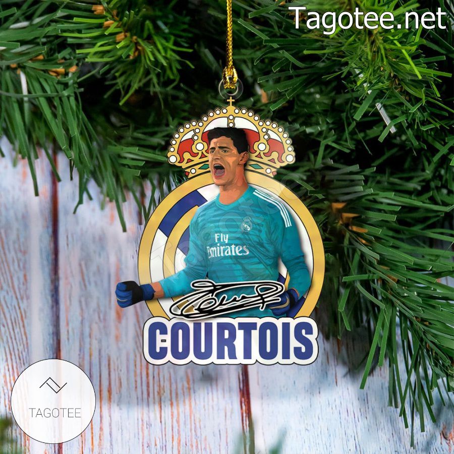 Real Madrid - Thibaut Courtois Xmas Ornament a