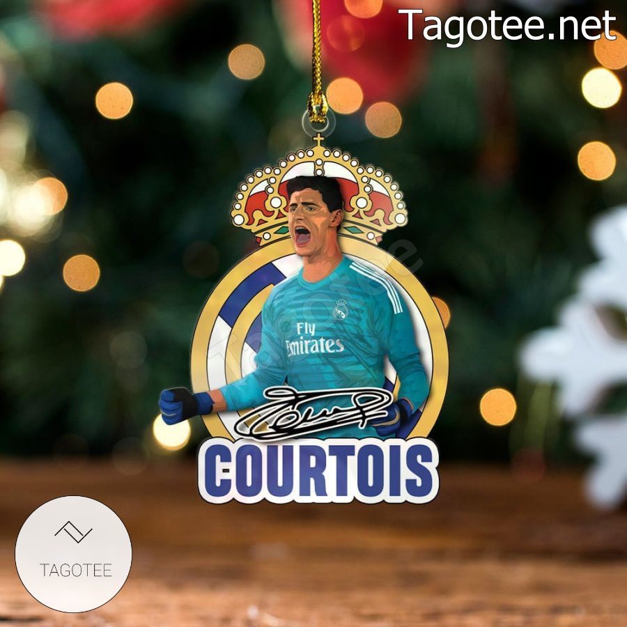 Real Madrid - Thibaut Courtois Xmas Ornament