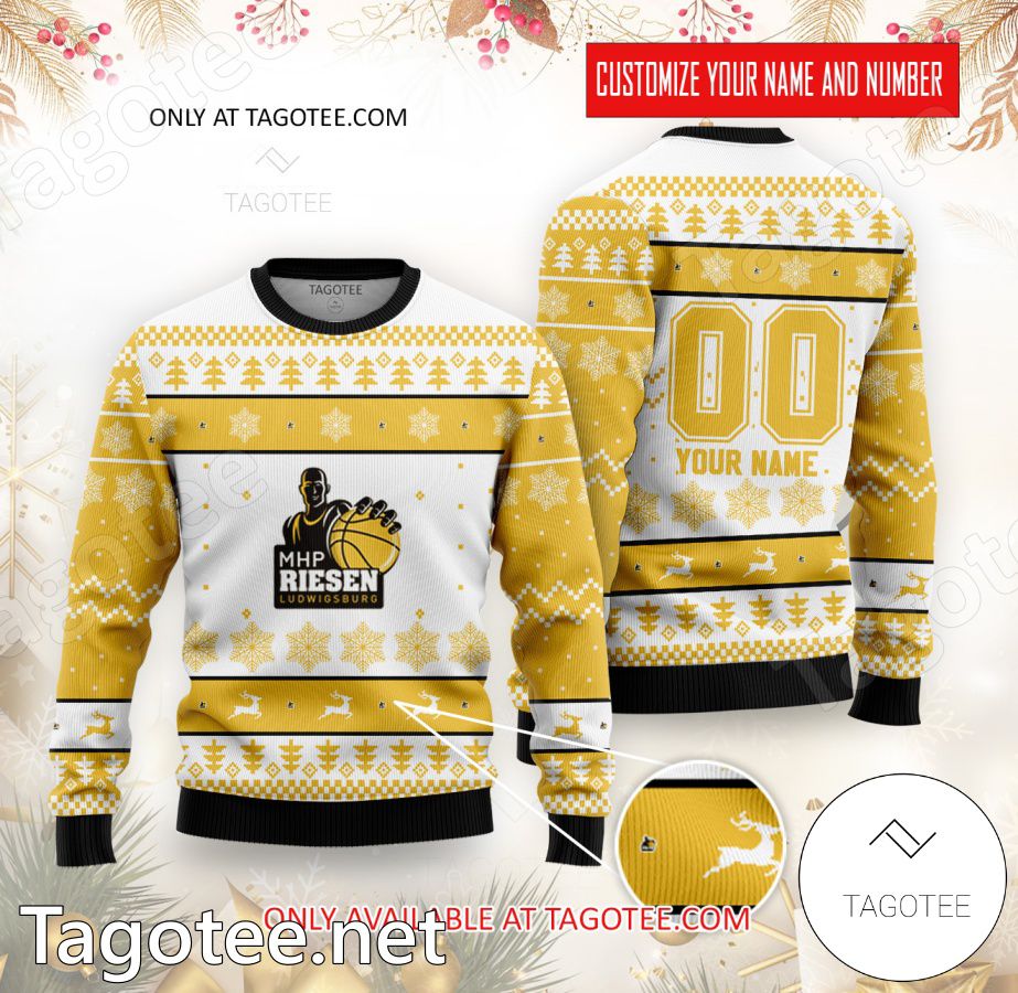 Riesen Ludwigsburg Basketball Custom Ugly Christmas Sweater - MiuShop