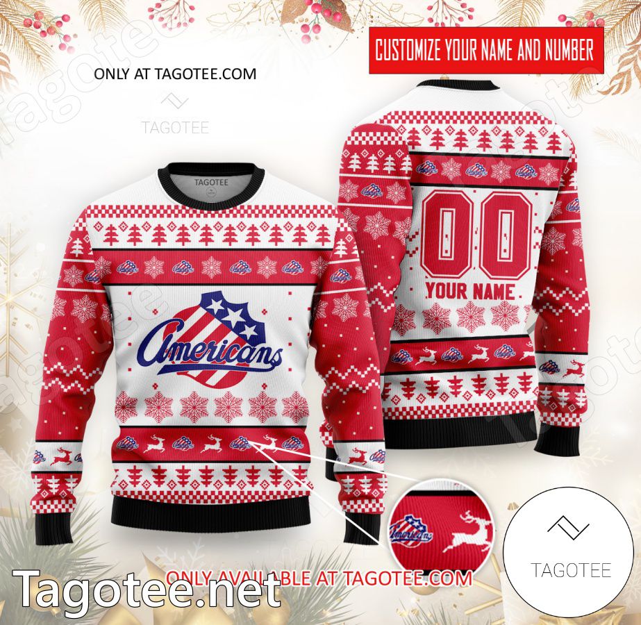 Rochester Americans Hockey Custom Ugly Christmas Sweater - BiShop