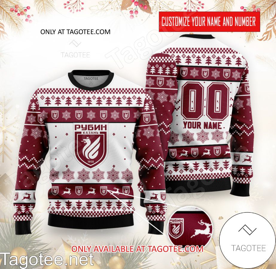 Rubin Kazan Custom Ugly Christmas Sweater