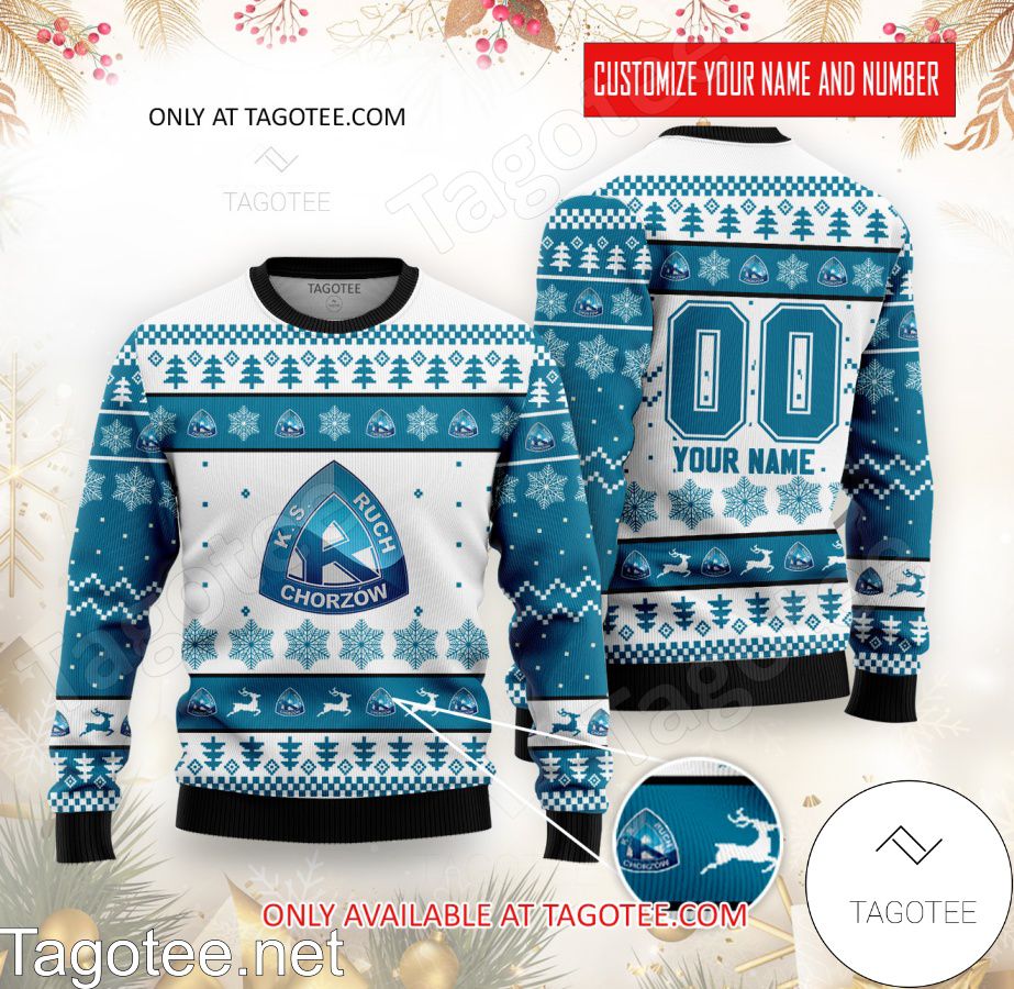 Ruch Chorzów Custom Ugly Christmas Sweater - MiuShop