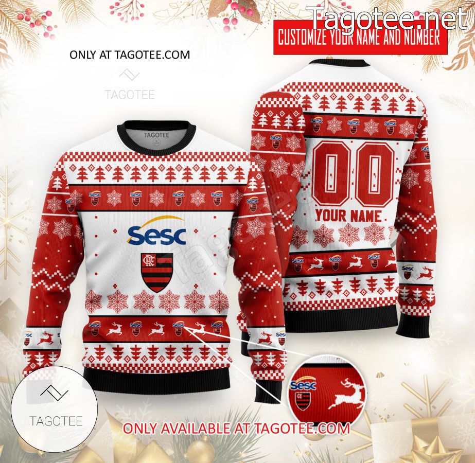 SESC-RJ Women Volleyball Custom Ugly Christmas Sweater - BiShop