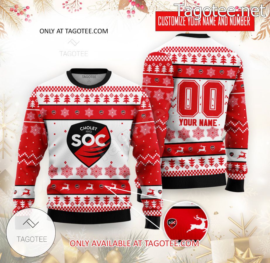 SO Cholet Basketball Custom Ugly Christmas Sweater - MiuShop