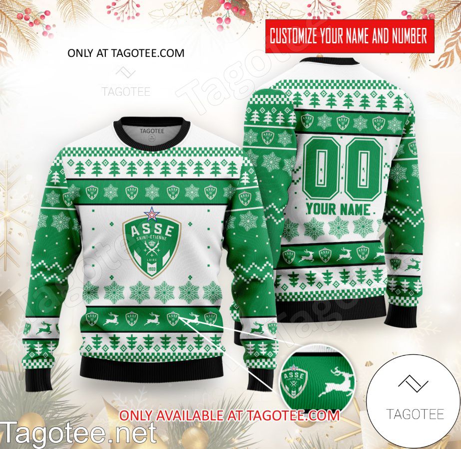 Saint-Étienne Custom Ugly Christmas Sweater