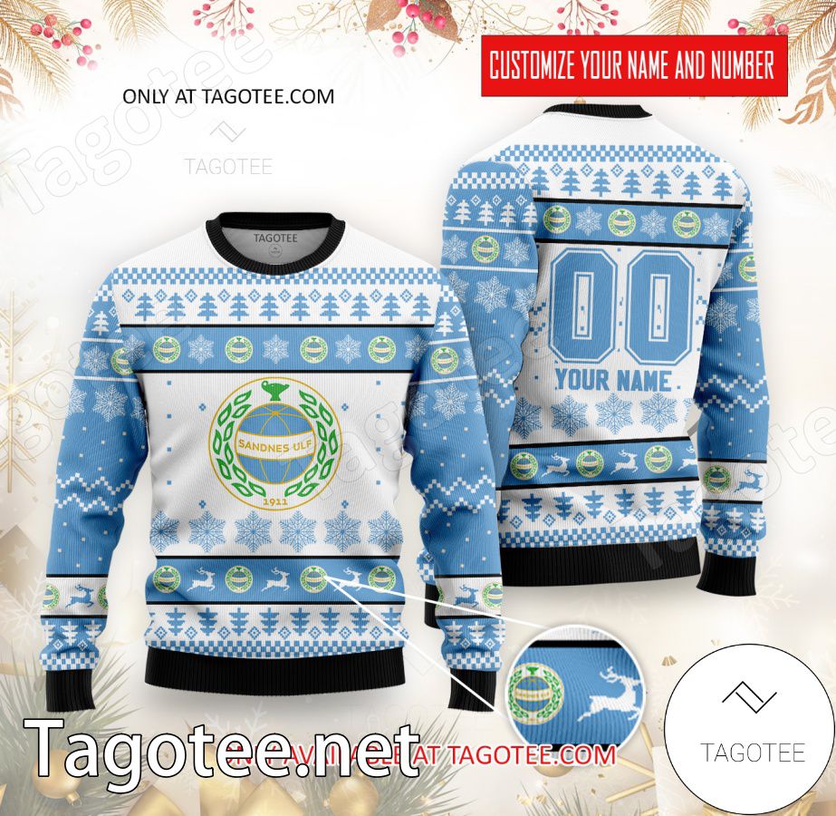 Sandnes Ulf Custom Ugly Christmas Sweater - EmonShop